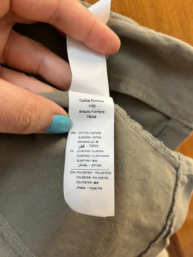 Casaco Verde Caqui c/ Lantejoulas - Tam L