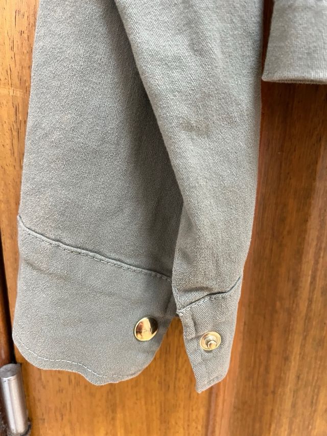 Casaco Verde Caqui c/ Lantejoulas - Tam L