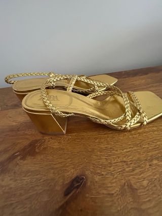 Sandalias cuña marrón botas y sandalias 