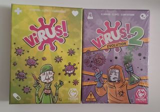 Juego cartas Virus 1 y Virus 2, Nuevos envueltos