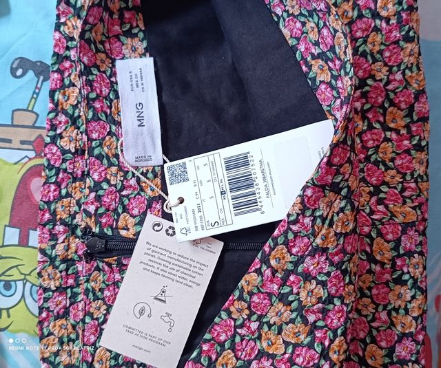 Mini Falda Mango S - Multicolor