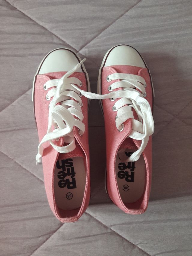 Zapatillas Refresh rosa plataforma
