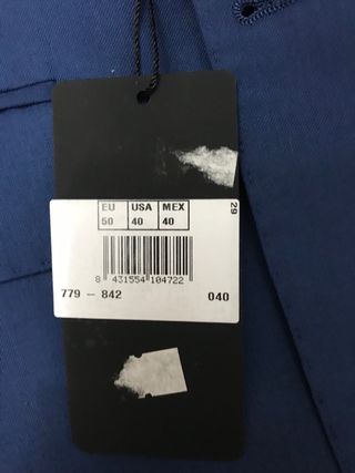 Traje Solera Azul - Talla L