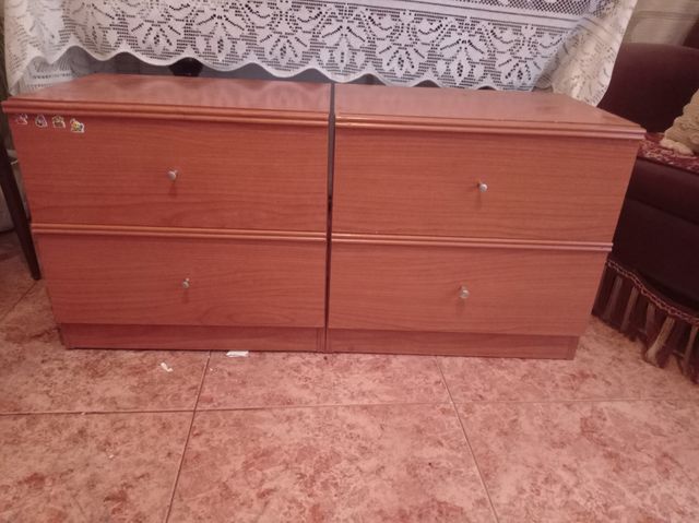 Mesitas de noche 2 uds.black Fray.