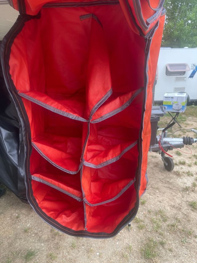 Organizador zapatos  para tienda de techo camping