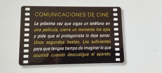 Comunicaciones de cine
