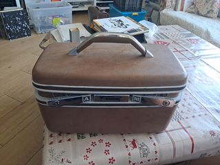 Neceser Samsonite vintage marrón