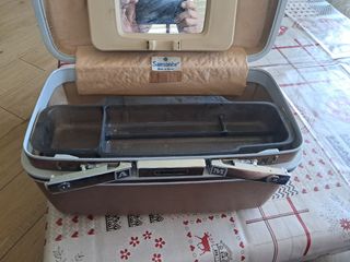 Neceser Samsonite vintage marrón