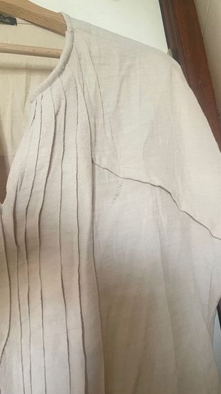 Blusa Massimo Dutti beige