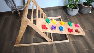 Triangulo pikler plegable + rampa escalada