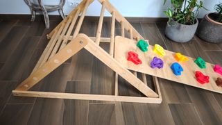 Triangulo pikler plegable + rampa escalada