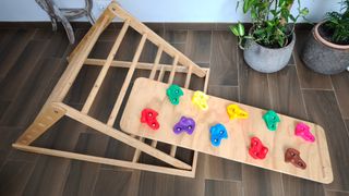 Triangulo pikler plegable + rampa escalada