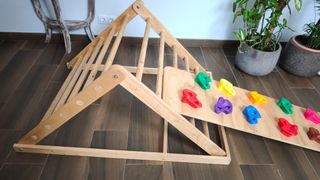 Triangulo pikler plegable + rampa escalada