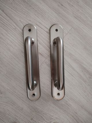 Manillas acero inoxidable - juegos 2 uds