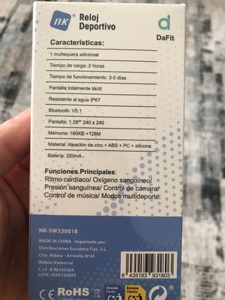 Reloj deportivo NK - DaFit