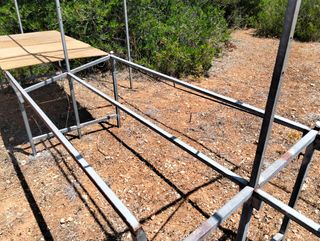 Chiringuito, estructura, parada para mercado 6 mts