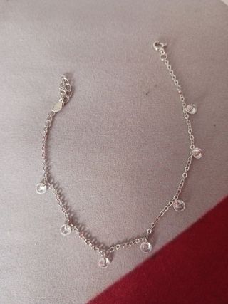 Pulsera plata circonitas