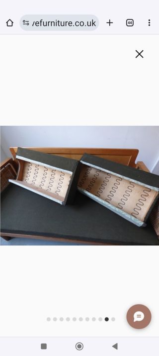 Sofá vintage de ratán y madera