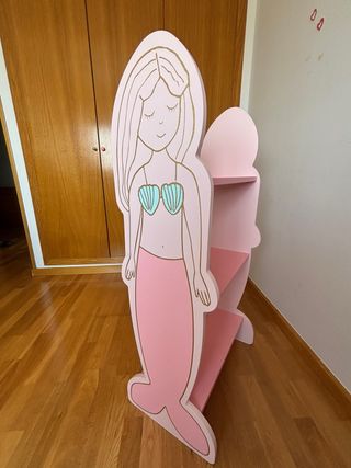 Estantería Sirena Rosa - Librería Infantil