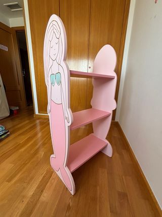Estantería Sirena Rosa - Librería Infantil