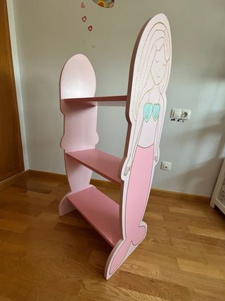 Estantería Sirena Rosa - Librería Infantil