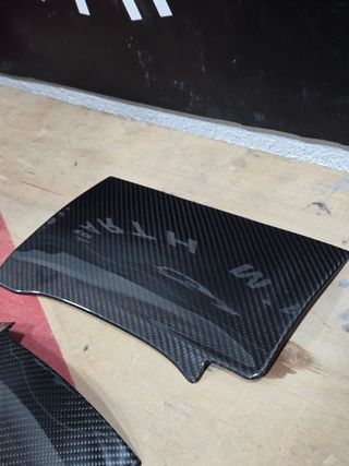 Abarth Fibra Carbono Cover Obd Airbag Salpicadero