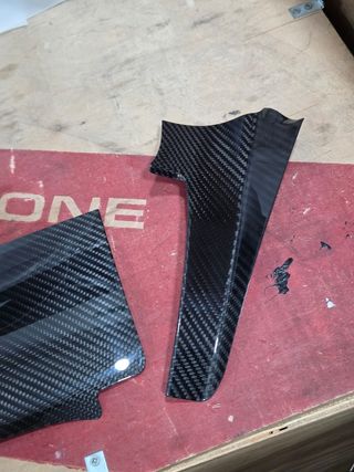 Abarth Fibra Carbono Cover Obd Airbag Salpicadero