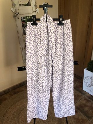 Pantalón niña flores - 11/12