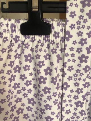 Pantalón niña flores - 11/12
