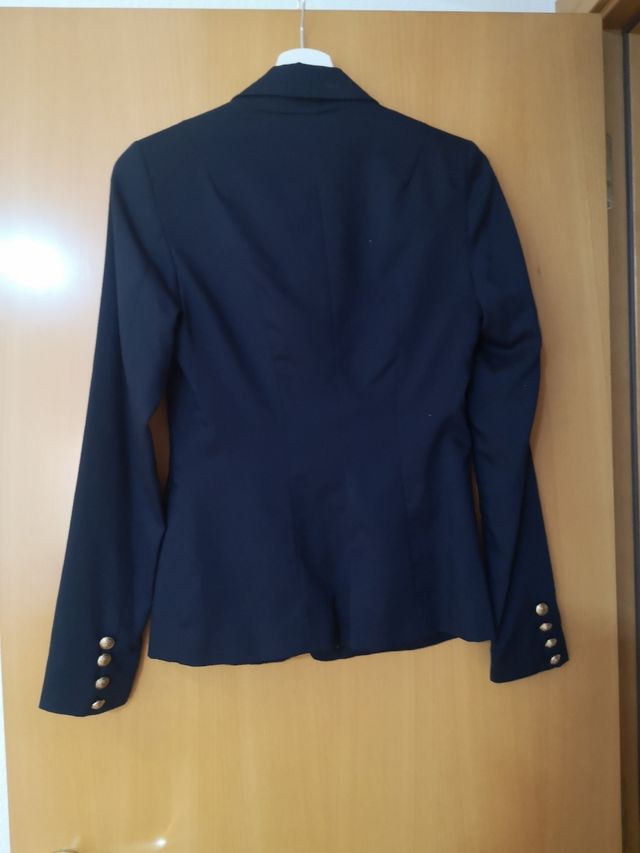 Americana azul marino bershka talla s