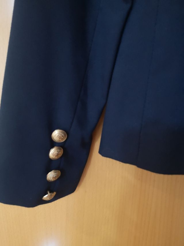 Americana azul marino bershka talla s