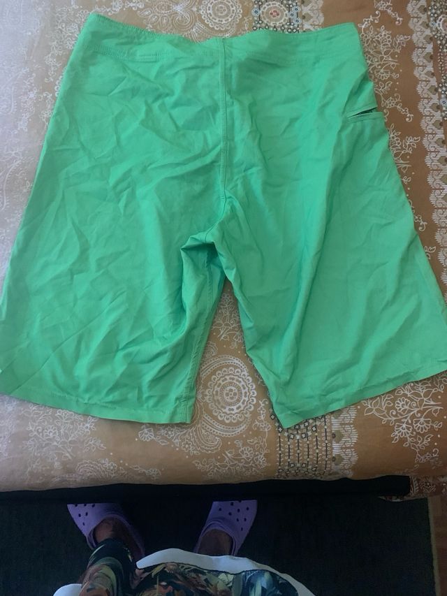 Liquid Force Pantaloni Uomo Verde fluo