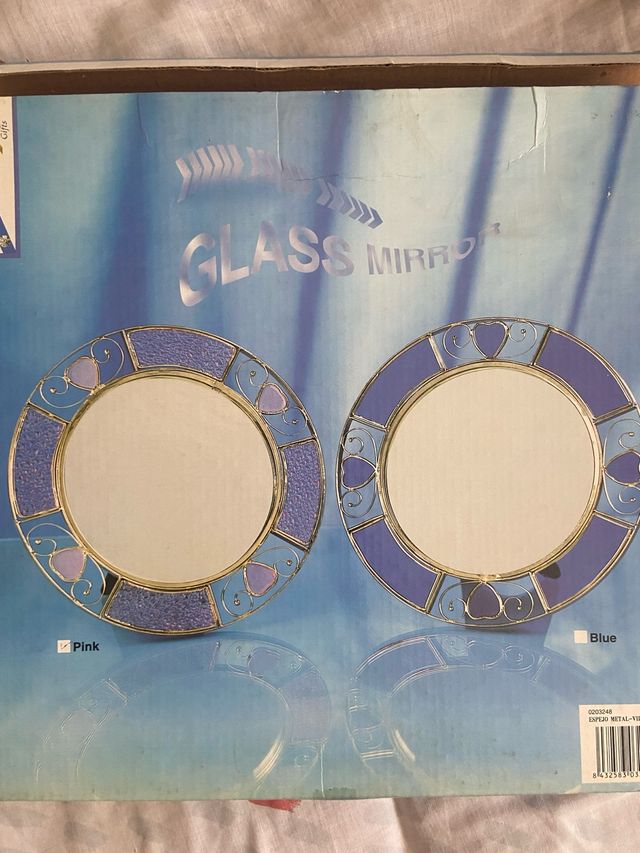 Espejo  decorativo  - Metal y Vidrio