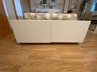 Almacenaje  blanco con ruedas