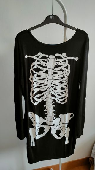 Vestido Esqueleto manga larga Talla M-L