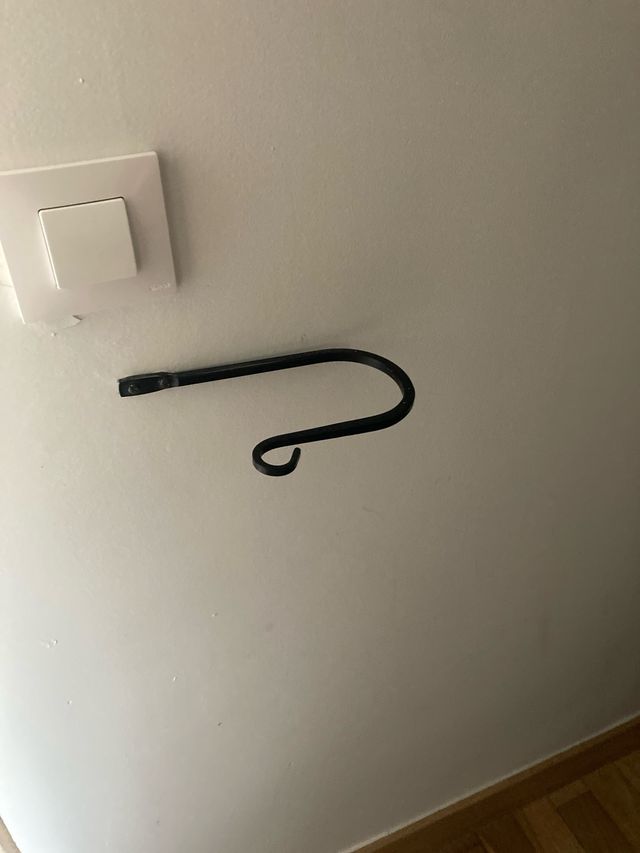 Pareja alzapaños para cortinas - Forja Negro