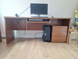 Mesa escritorio madera marrón