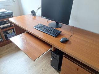 Mesa escritorio madera marrón