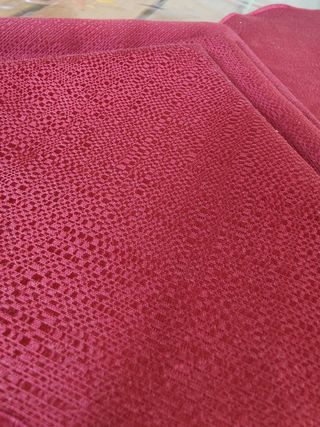 Set tovagliette rotonde bordeaux