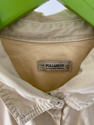 Chaqueta étnica beige - Talla L