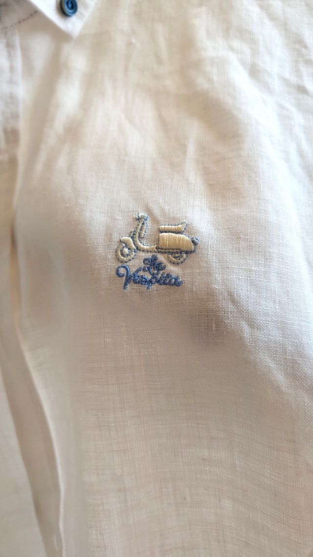 Camisa blanca La Vespita - Lino