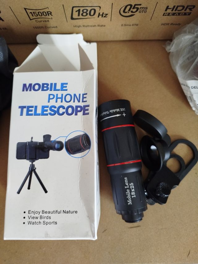 Telescopio móvil 18x25