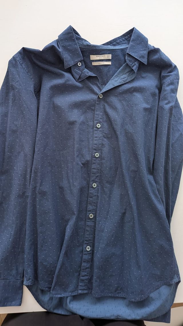 Camisa Regular Fit Mango Hombre talla M