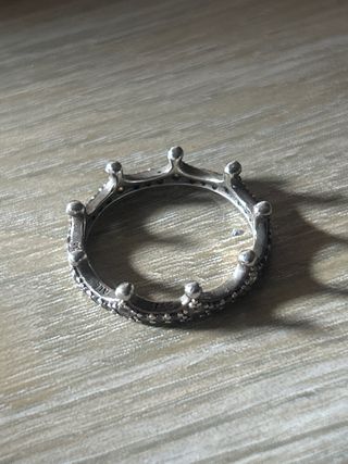 Anillo Pandora Corona Plata