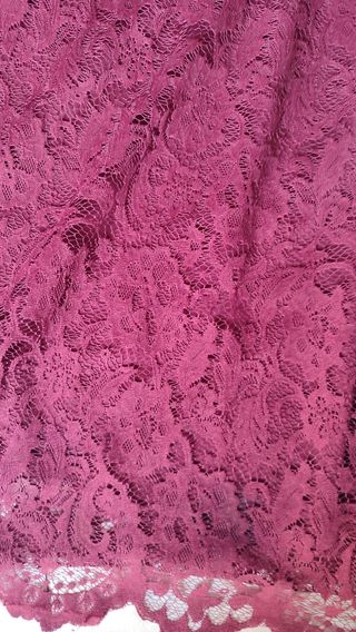 Abito Zara pizzo bordeaux tg M