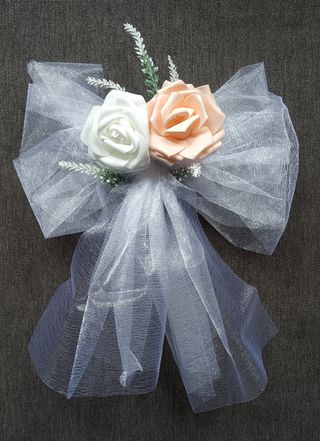 Decoración boda: lazo coche