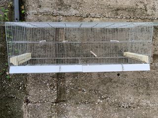 Gabbia per uccelli 120x40 zincata