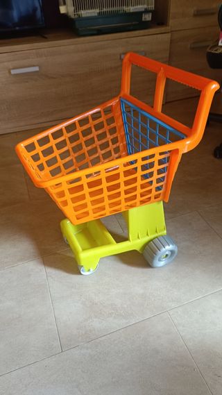 Carrito compra juguete niño