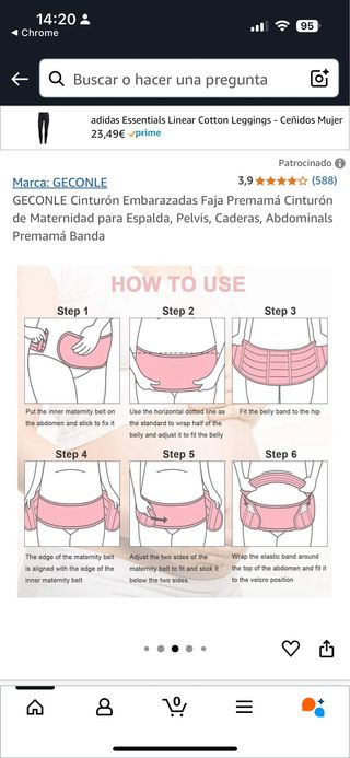 Faja Embarazo GECONLE - Soporte Abdominal