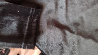 Vestito lungo rosa antico e nero floreale